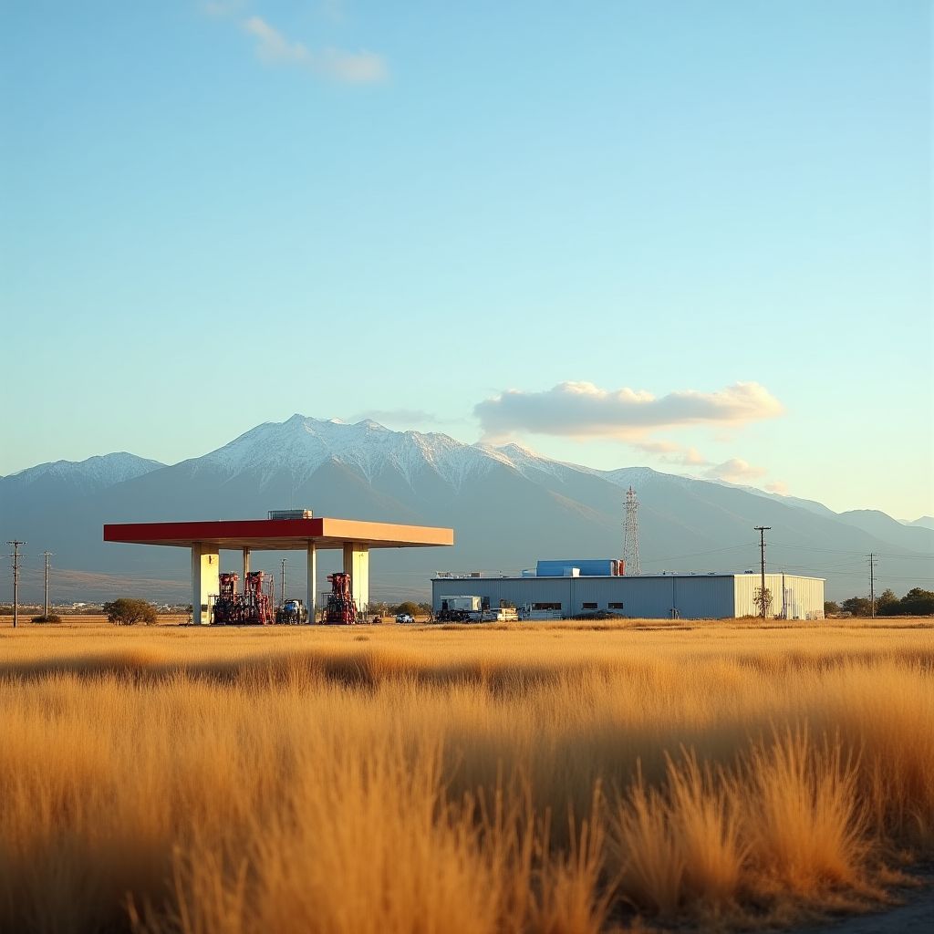 Estación YPF rural